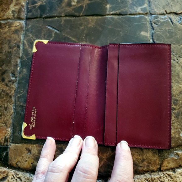 Celine Lambskin Cardholder with gold hardware UNISEX - Picture 3 of 9